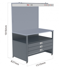 CC120-L立式看样台(对色灯箱)